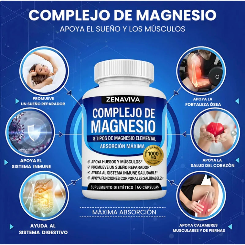 Capsulas de Magnesio Complex - OFERTA 2X1